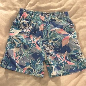 Lilly Pulitzer Boys Capri trunk bathing suit, size boys Large